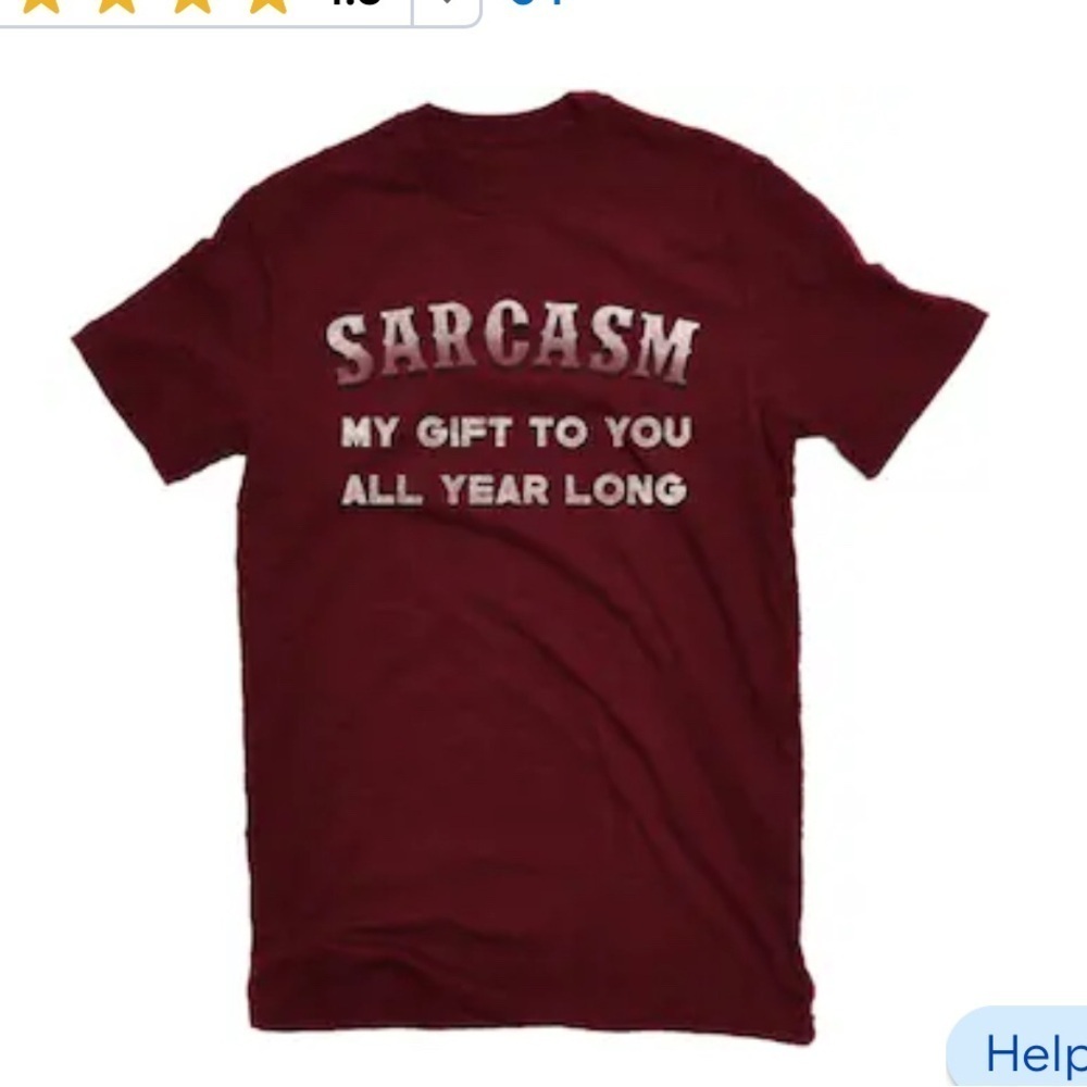 Holiday themed short sleeved tee shirt